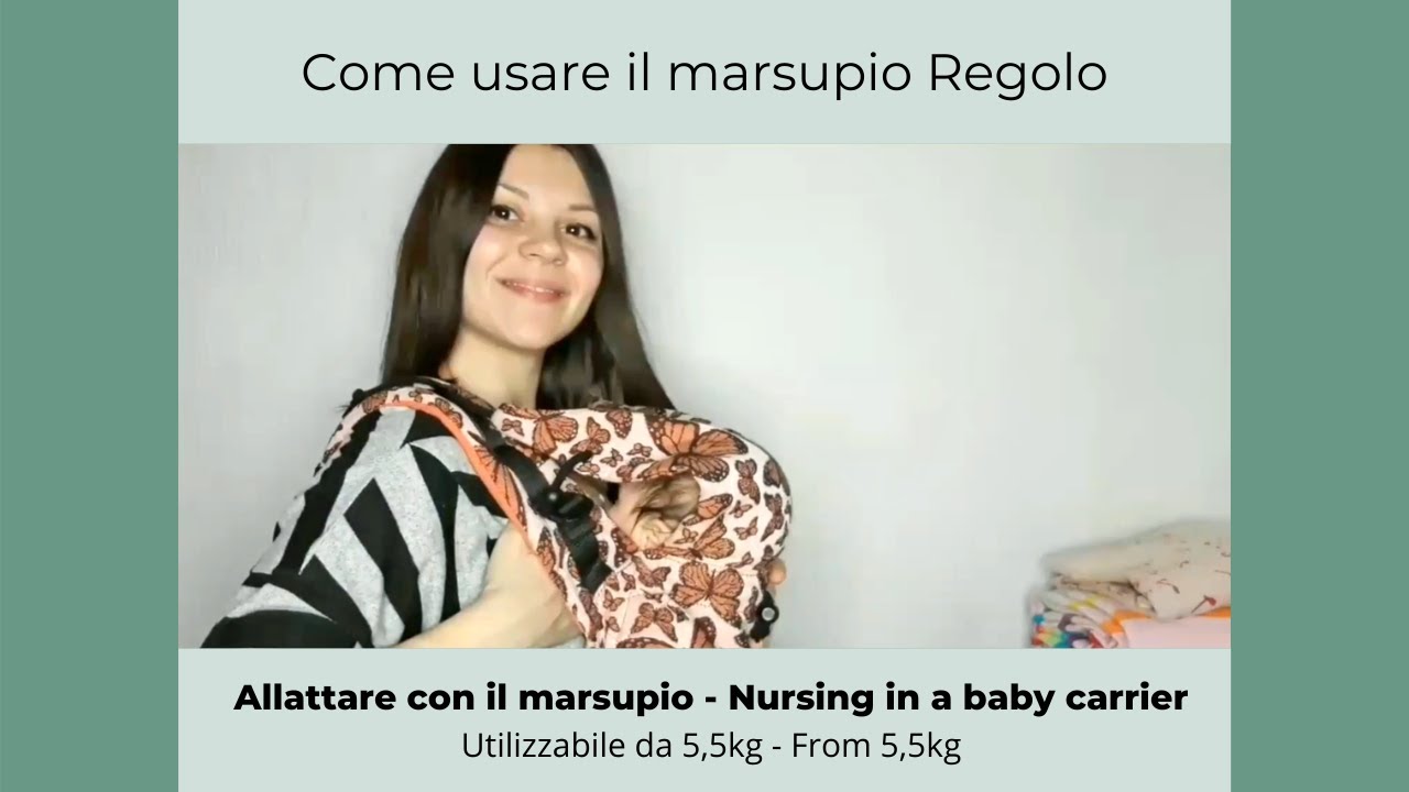 Come allattare con il Marsupio Portabebè - Regolo BabyMonkey