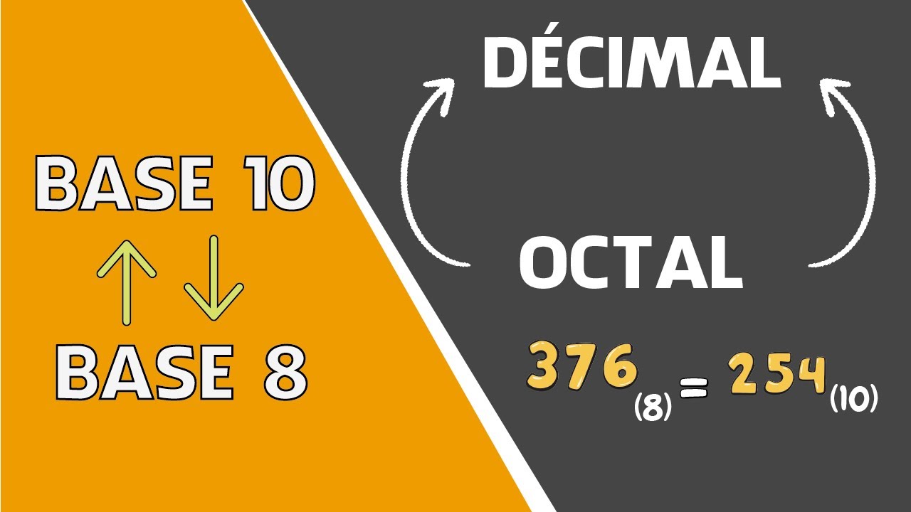 Conversion Décimal-Octal et Octal-Décimal