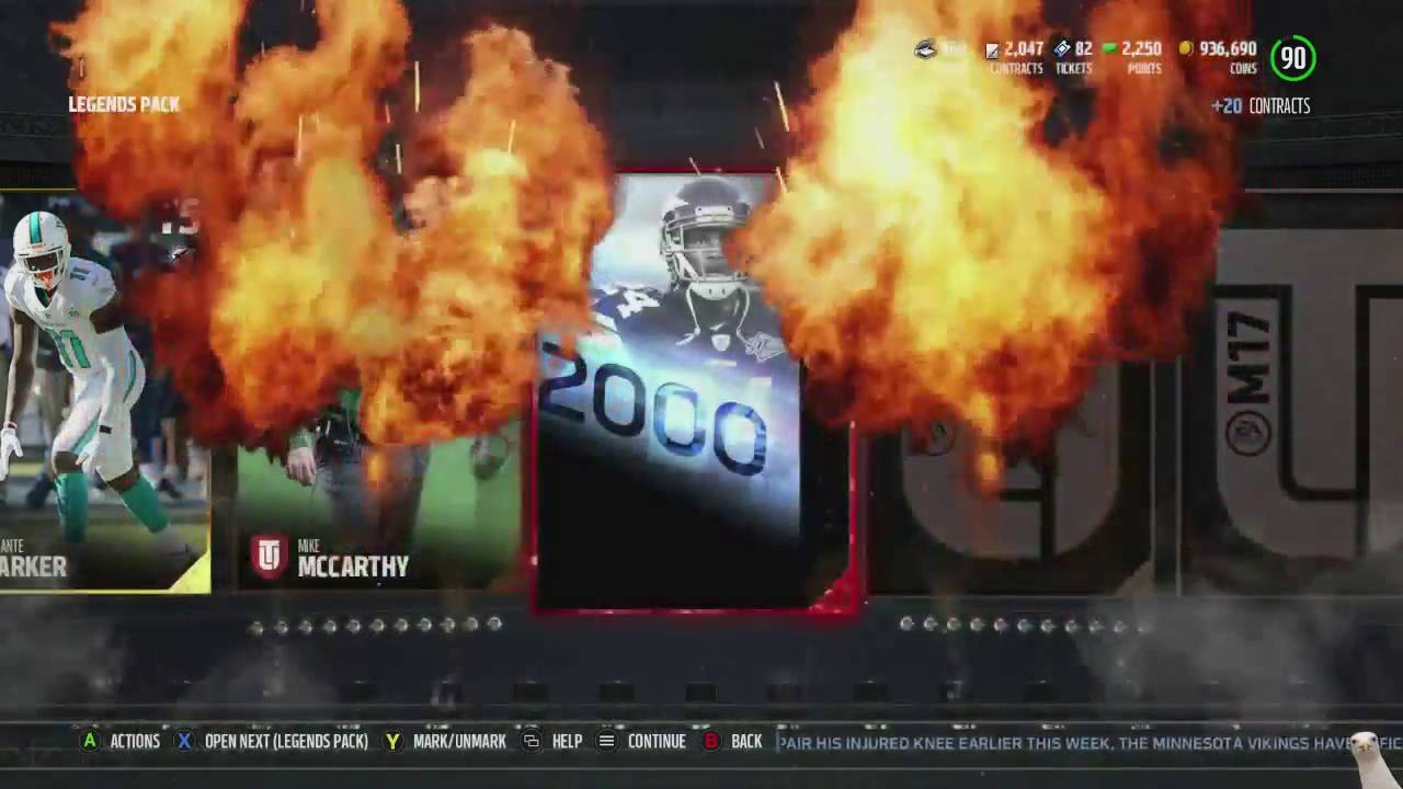 Madden 17 Ultimate Team :: We pulled an 80k Gold Card! Legend Bundle :: Madden 17 Ultimate Team