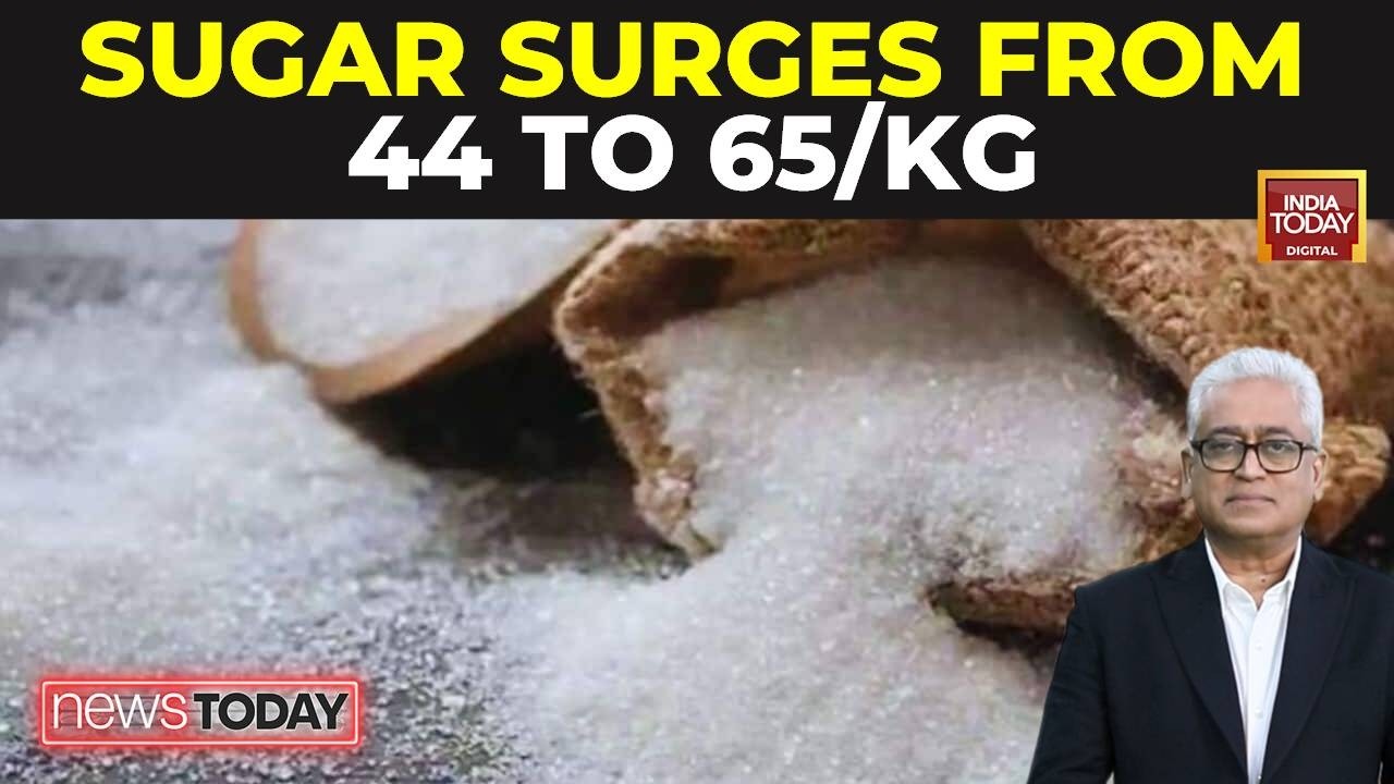 From 44 to 65/kg: Sugar Prices Surge 40% Ahead of Festive Season | Modi Govt Imposes Stock Limits