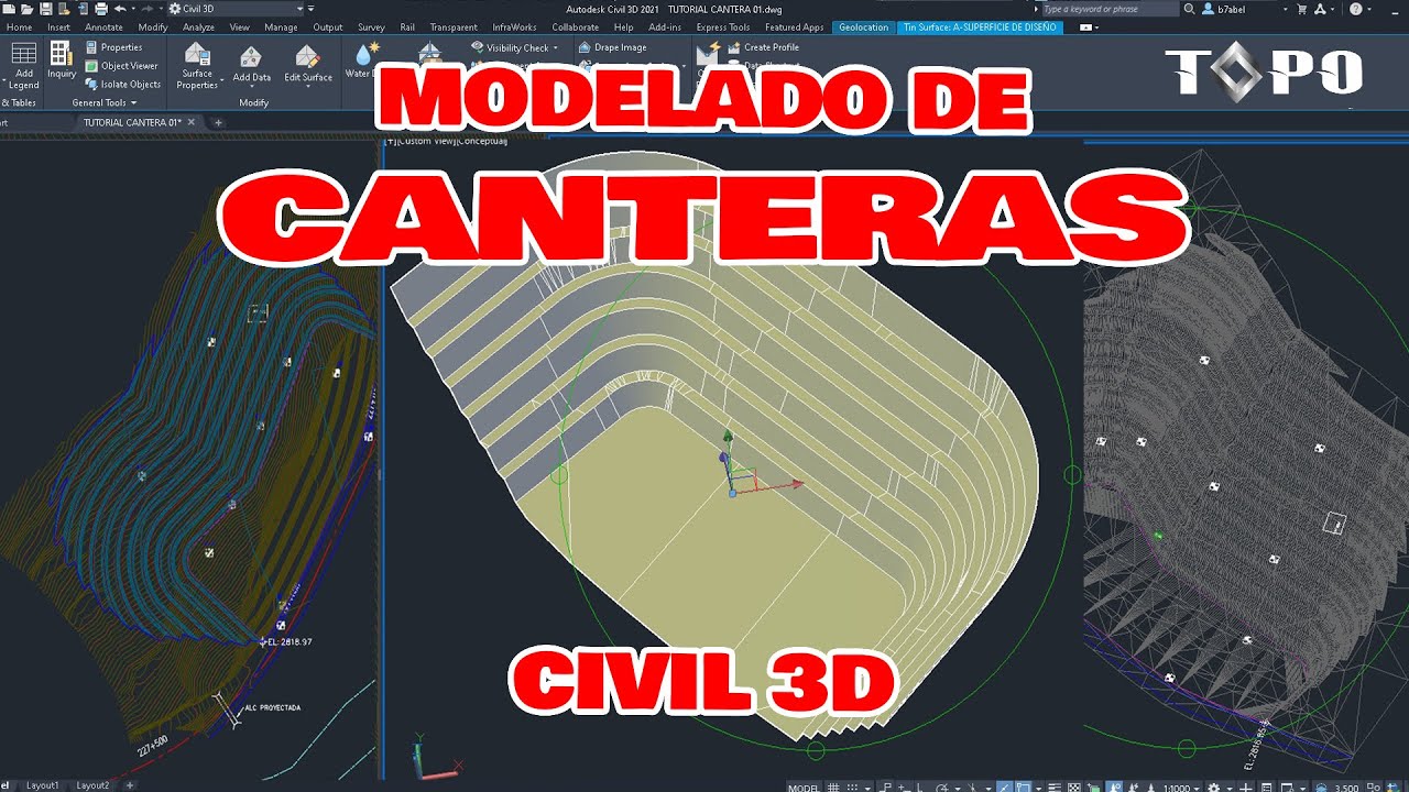 Civil3D CANTERAS - VIDEO 01
