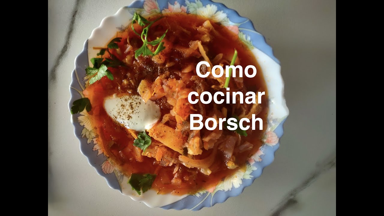 Como cocinar Borsch