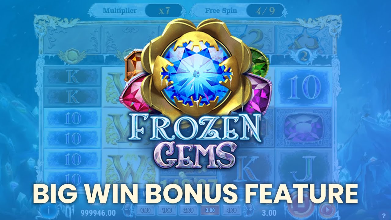 Frozen gems (Play'n GO) | Bonus feature & Big win!
