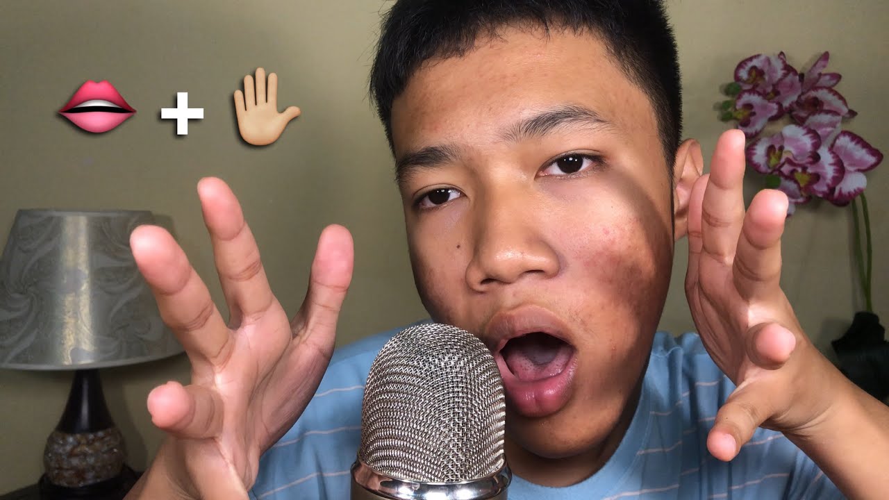 ASMR Mouth Sounds And Hand Movements