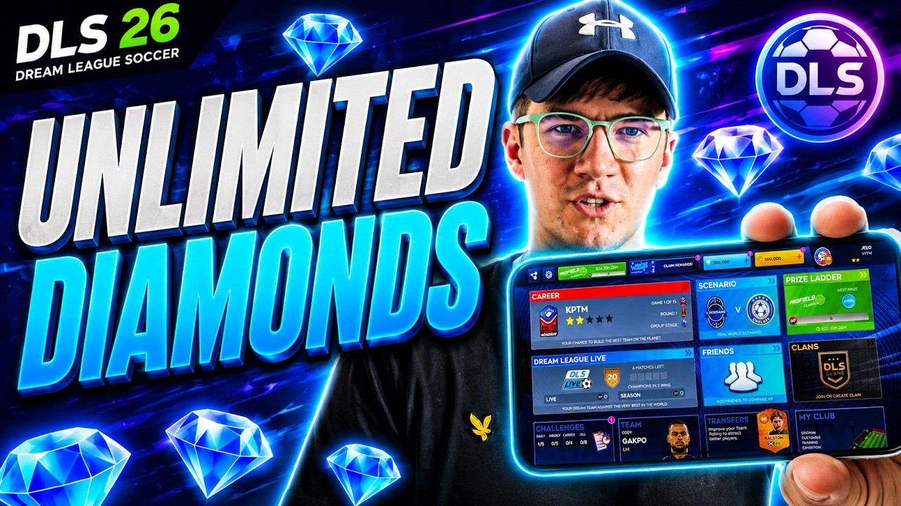 Dream League Soccer 2026 Free Diamonds - How To Get DLS 26 Unlimited Diamonds on (iOS, Android)