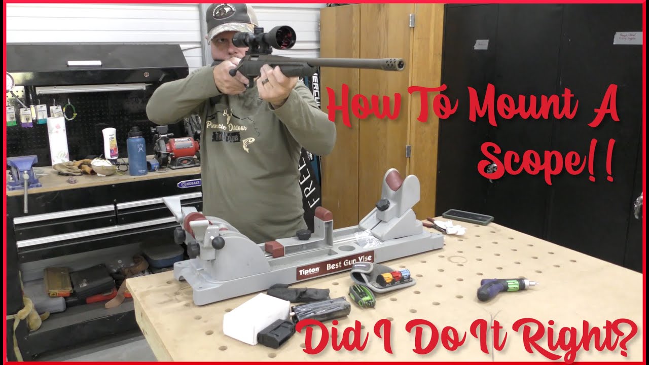 Scoping the Ruger American 450 Bushmaster | How I mount and bore sight a scope!!!