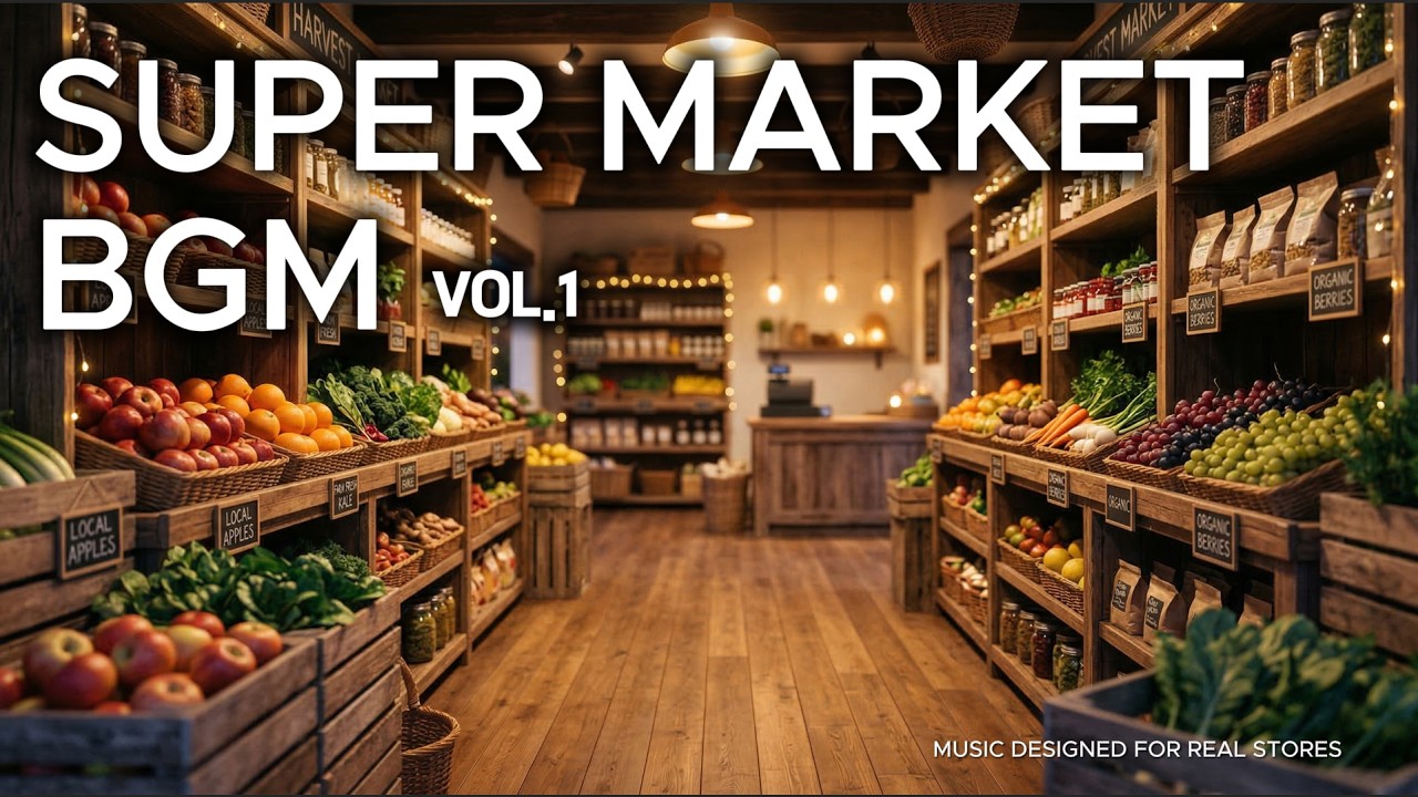 Small Grocery Store Background Music Vol.1| Relaxed Shopping Atmosphere (1 Hour Playlist)