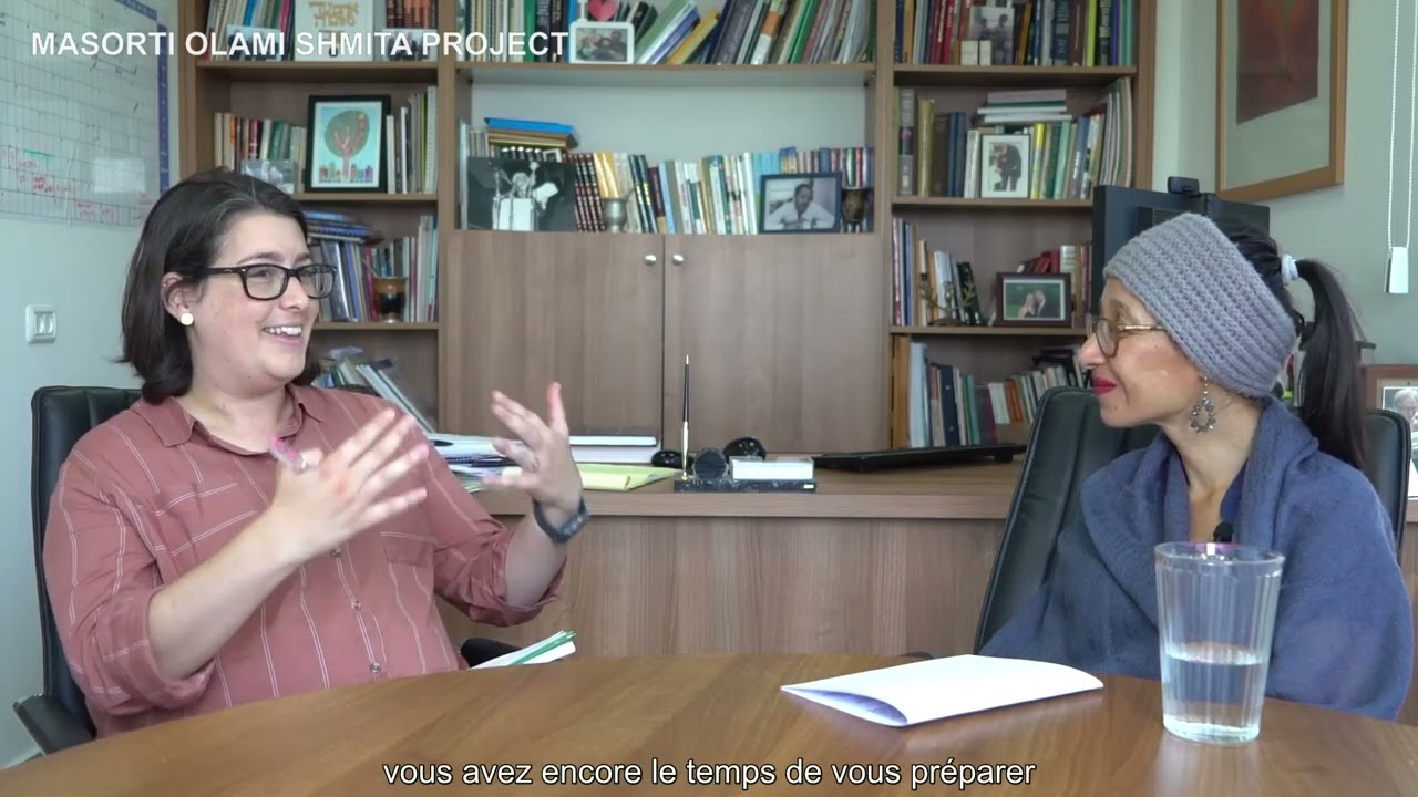 Lecture 7.  (FRENCH) A contemporary look on Shmita - by Rabbi Tamar Elad-Appelbaum