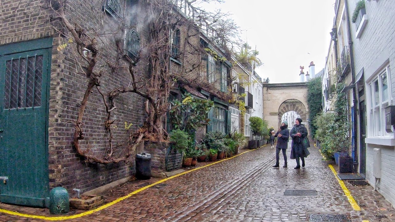 Winter Walk London Kensington - Kensington Palace to Gloucester Road