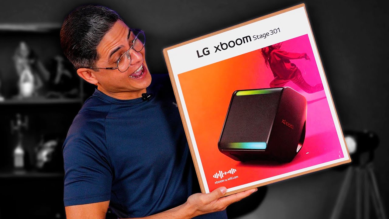 LG xboom Stage 301 - A INCRÍVEL CAIXA DE SOM BLUETOOTH com KARAOKÊ! 🎸🎤 Unboxing e Impressões