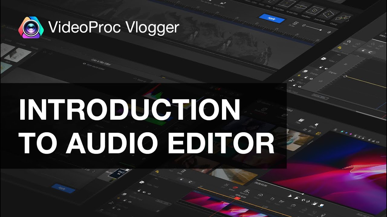 Audio Editor Walk-Through in VideoProc Vlogger : Audio Editing, Tools, and MORE