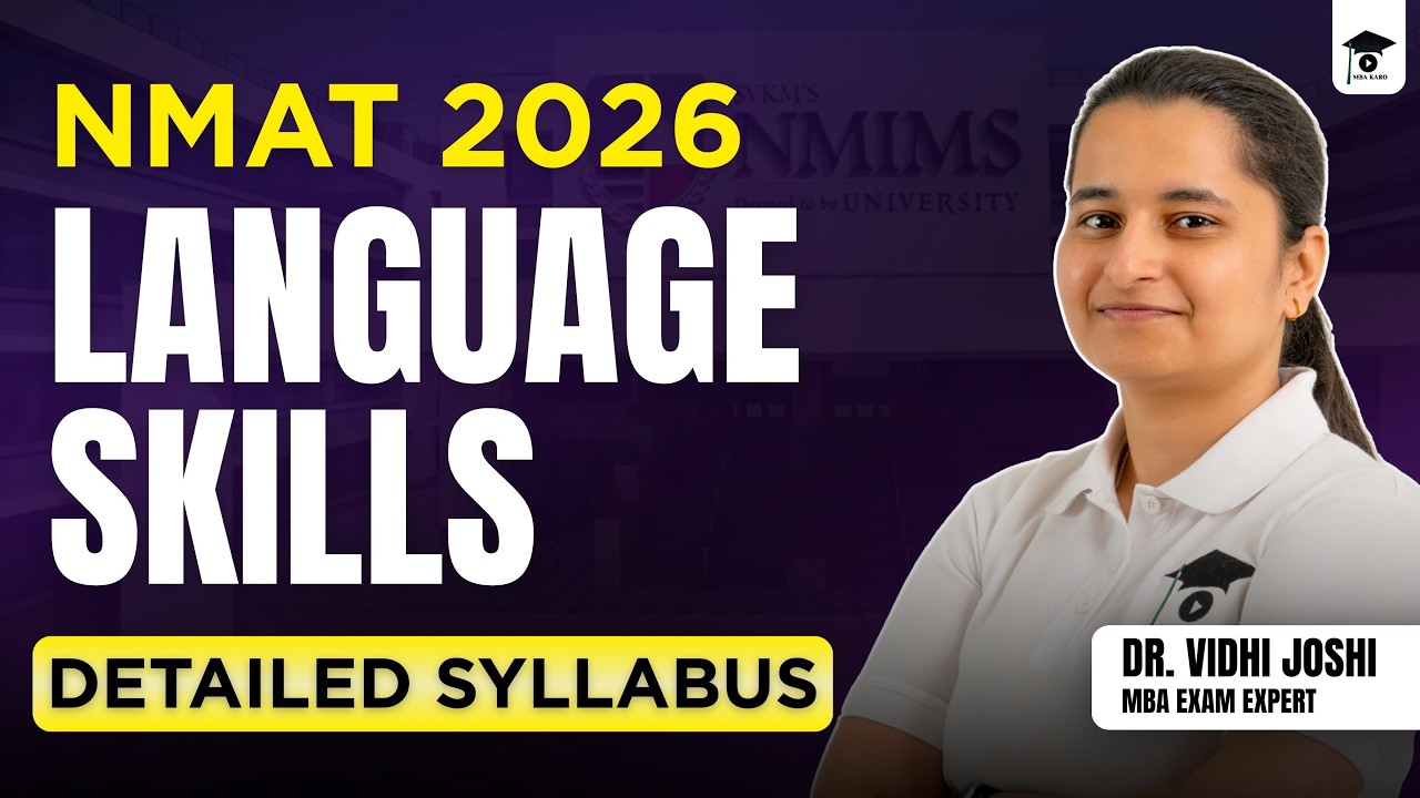 NMAT 2026 Language Skills Syllabus Breakdown | NMAT 26 LS Strategy, Important Topics & Exam Pattern