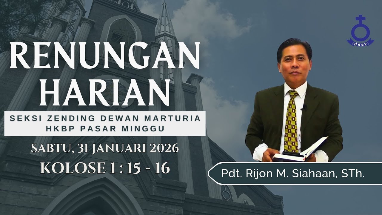 Renungan Harian Sabtu, 31 Januari 2026