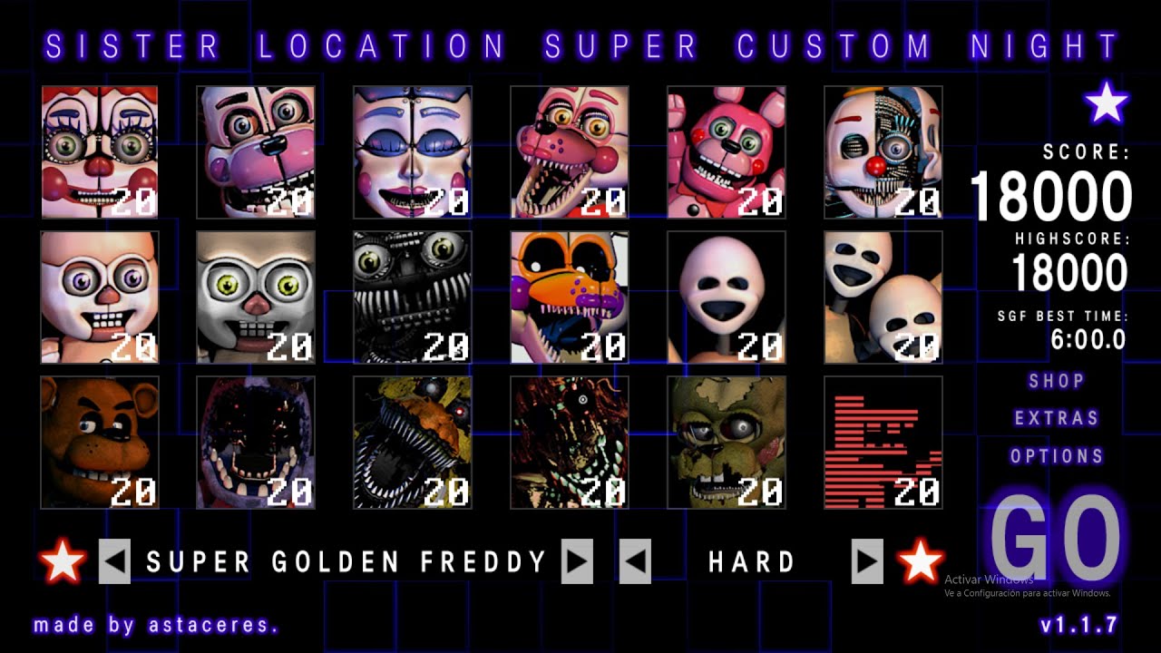 Super Golden Freddy (18/20)