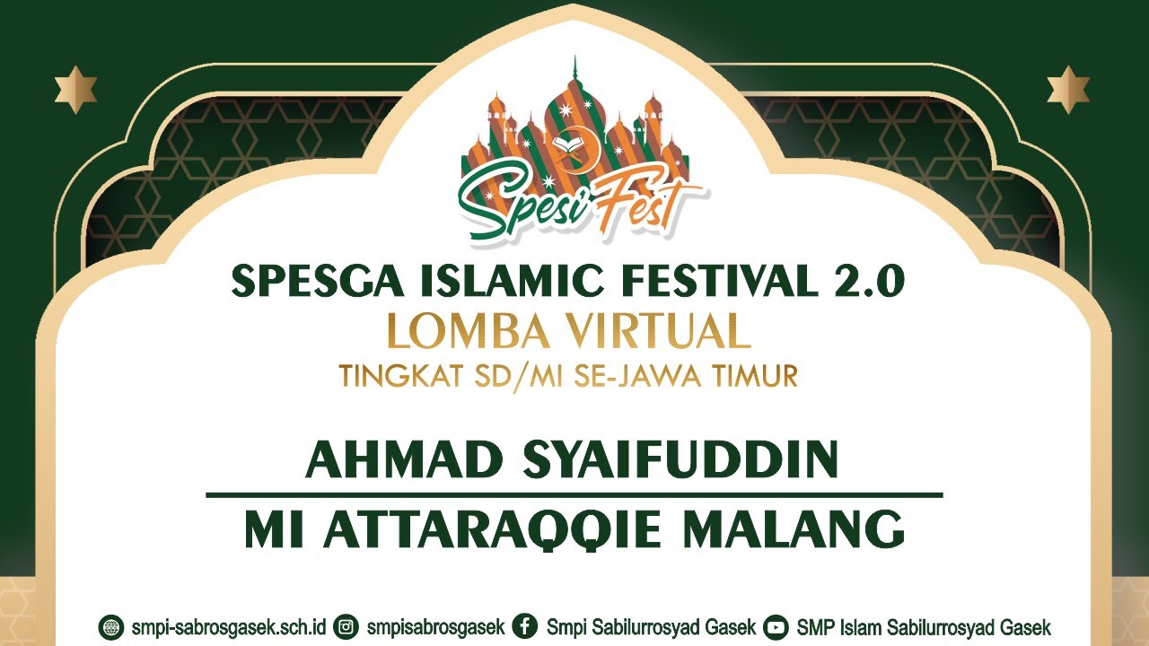 22. TARTIL - AHMAD SYAIFUDDIN - MI ATTARAQQIE MALANG | SPESIFEST 2.0