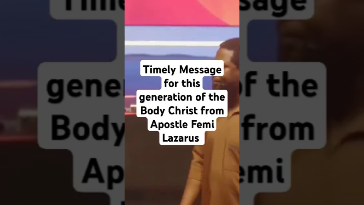 Message to the Body Of Christ|| Apostle Femi Lazarus|| #prayers #revivalmessage