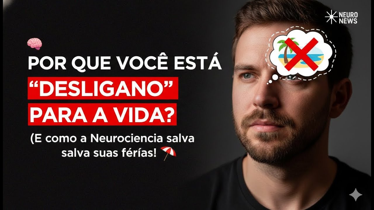 🧠 POR QUE VOCÊ ESTÁ "DESLIGANDO" PARA A VIDA? (E como a Neurociência salva suas férias! 🏖️)