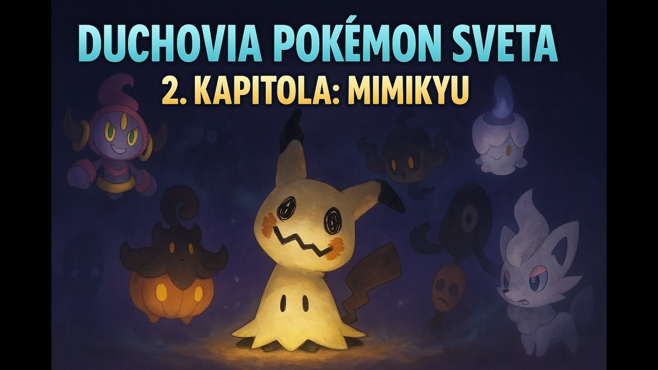 👻 Duchovia Pokémon sveta – 2. kapitola: 🎭 Od prekliatych masiek po ukrytú tvár Mimikyu 👀💀✨