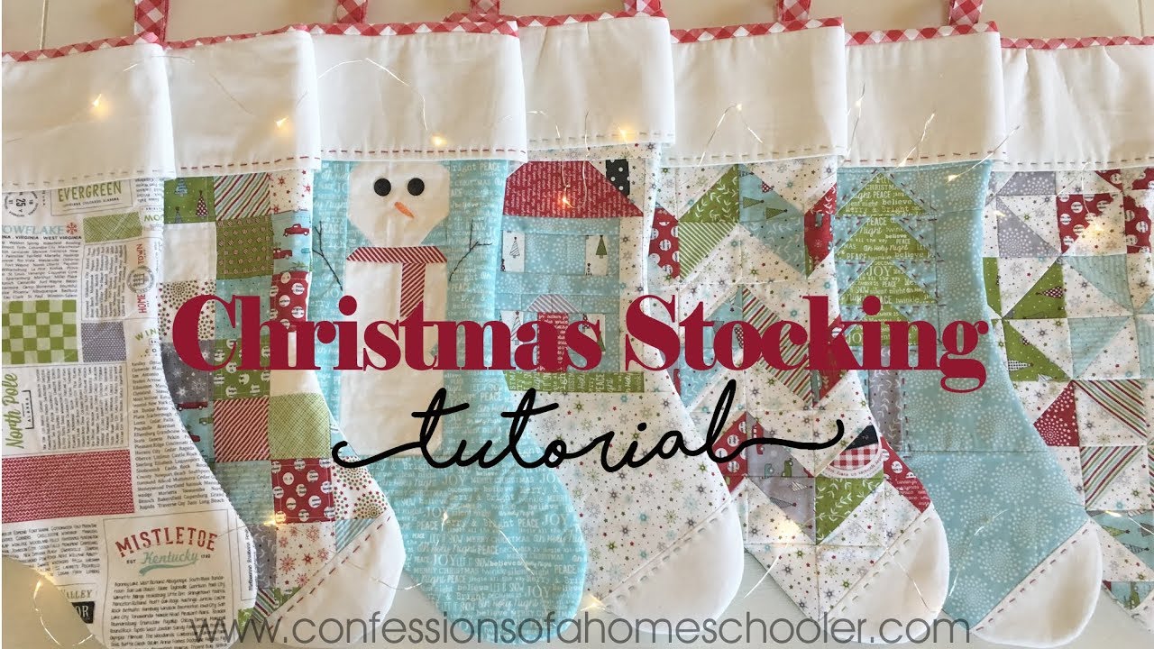 Easy Christmas Stocking Tutorial