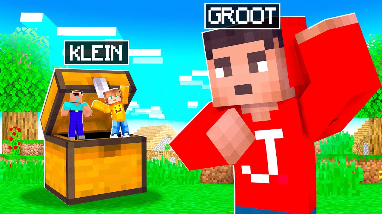 Verstoppertje Spelen Als KLEINE Mensen In Minecraft!