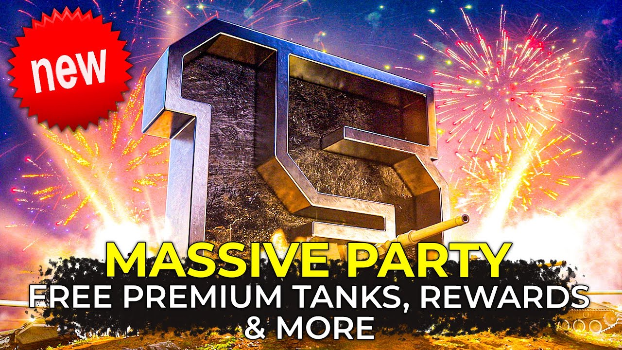 BIG 15TH ANNIVERSARY Celebration in World of Tanks