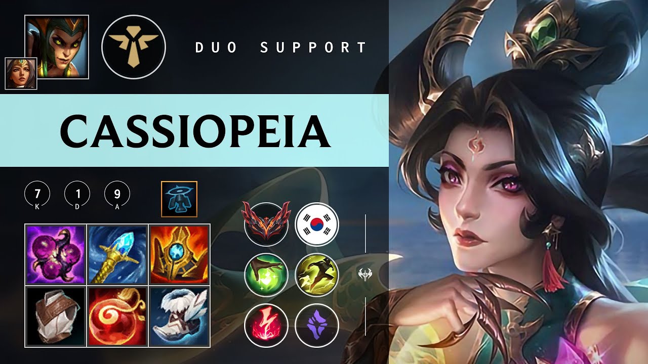 Cassiopeia Support vs Bard - KR Grandmaster Patch 26.02