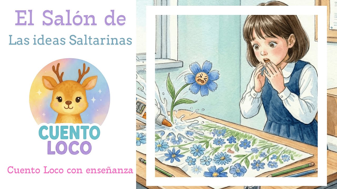 ¡Magia en la Escuela! 🎨 El Salón de las Ideas Saltarinas: ¿Qué pasa si tus dibujos cobran vida? ✨