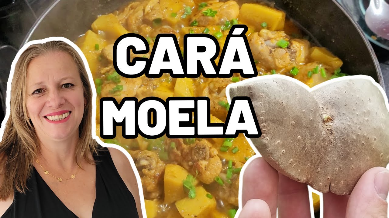 COMO FAZER CARÁ MOELA OU CARÁ DO AR ? RECEITA DE FRANGO AO MOLHO COM CARÁ MOELA É UMA DELÍCIA