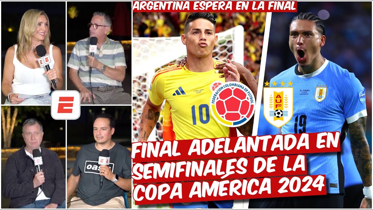 Si URUGUAY PIERDE, será ante UN EQUIPAZO como es COLOMBIA. ARGENTINA espera en Miami | Copa América
