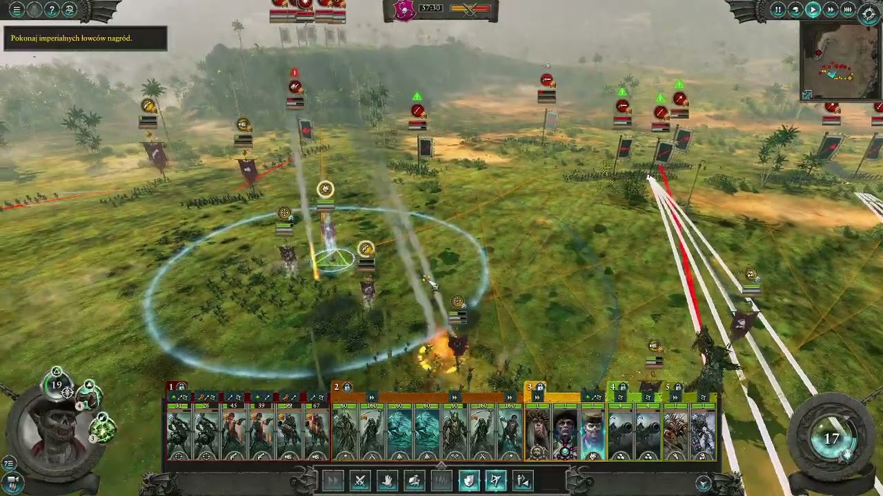 Warhammer Total War Bitwa Zegar Księżycowy Flota Grozy Noctilius