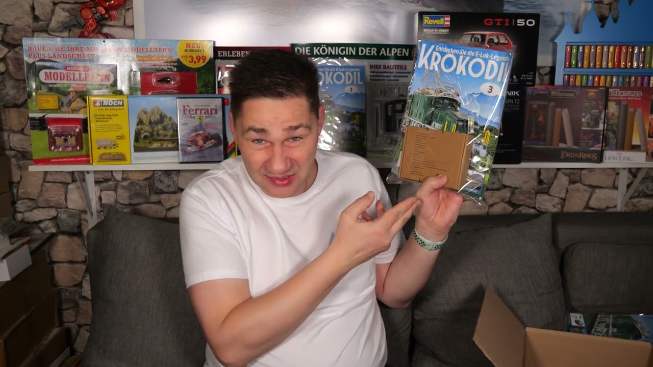 Hachette Krokodil Erste Lieferung