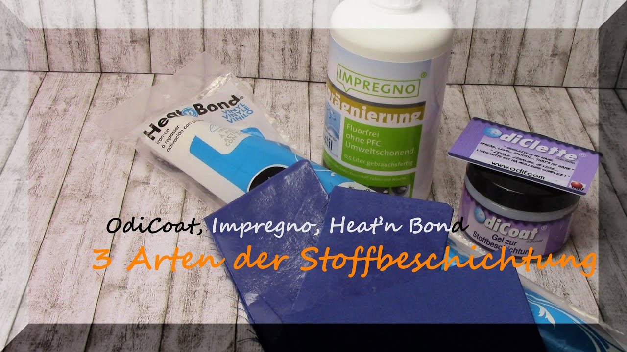 STOFF beschichten - 3 Varianten / VINYL, OdiCoat, ImprägnierSpray