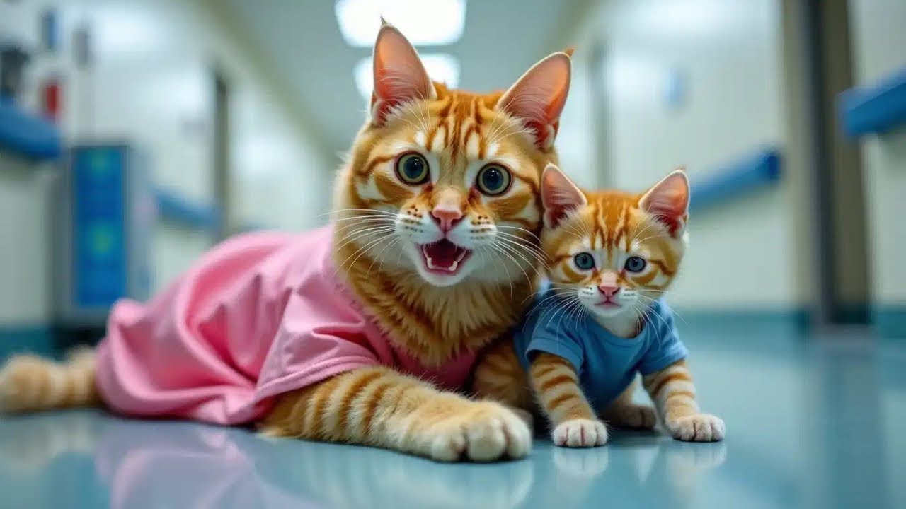 Ginger Cat & Mama Cat 🐾 | Relaxing AI Cat Story with Cute Cat Meows 😺