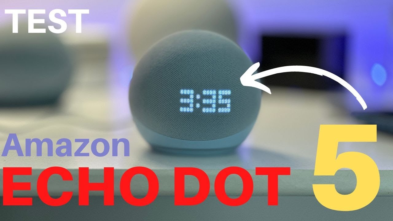 ECHO DOT 5 d'Amazon,  Test et avis de la nouvelle enceinte Alexa pas chère !
