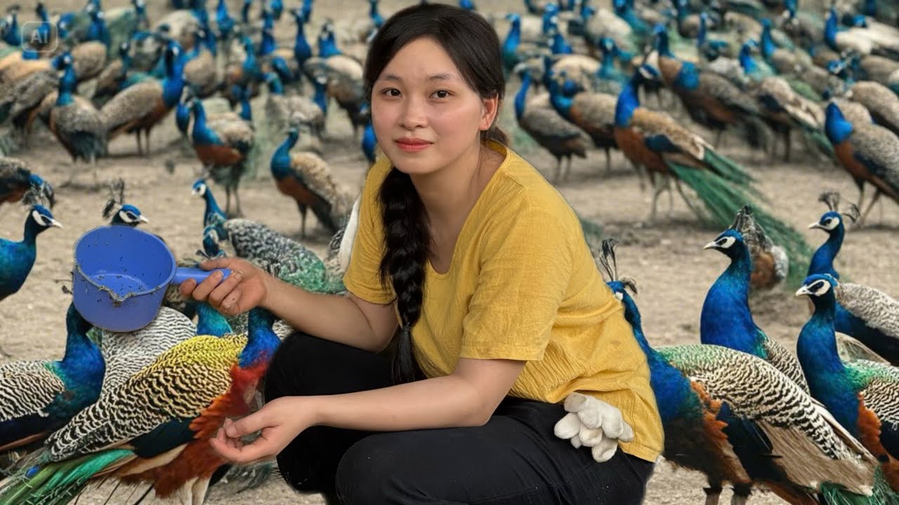 Raising Peafowls Is No Longer a Dream – A Young Woman Creates a Miracle on the Farm | HTX Tan Dat