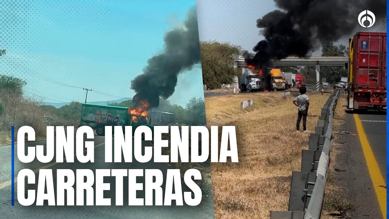 Presunta detención de capo del CJNG incendia Michoacán, Guanajuato y Jalisco
