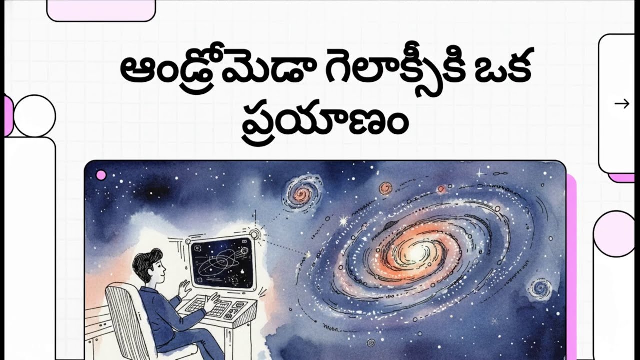 భూమి నుంచి ఆండ్రోమెడా గెలాక్సీ వరకు 🚀🌌 | Universe Travel Telugu
