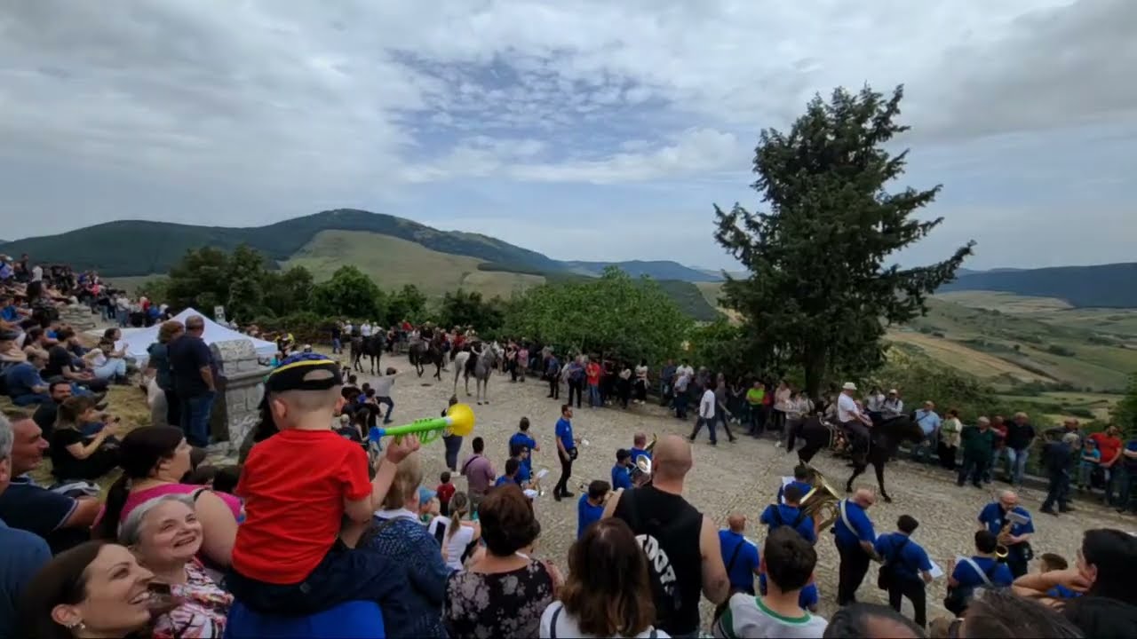 Festa di S. Rosalia 2024 - Arrivo pellegrinaggio all'Eremo della Quisquina