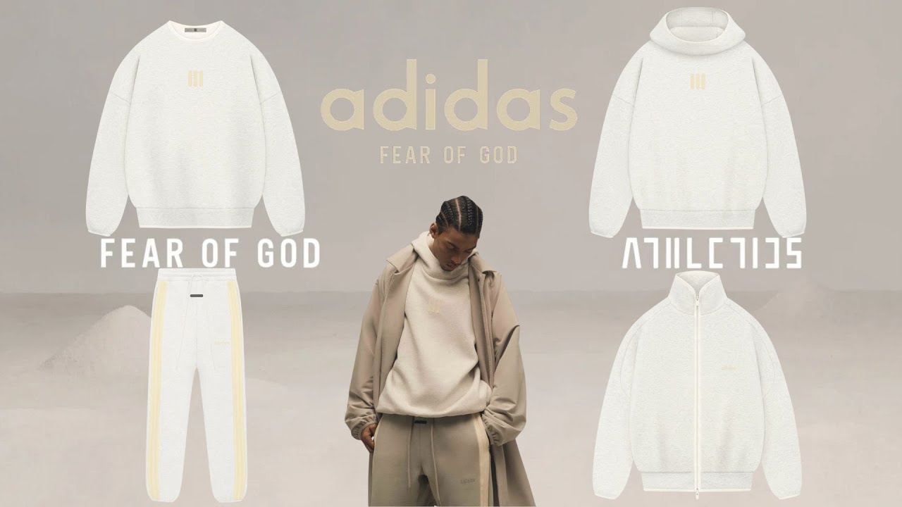 FEAR OF GOD X ADIDAS SWEART SHIRT, HOODIE, FULL ZIP TRACK JACKET AND PANT (ALL GRAY) SIZING AND FIT