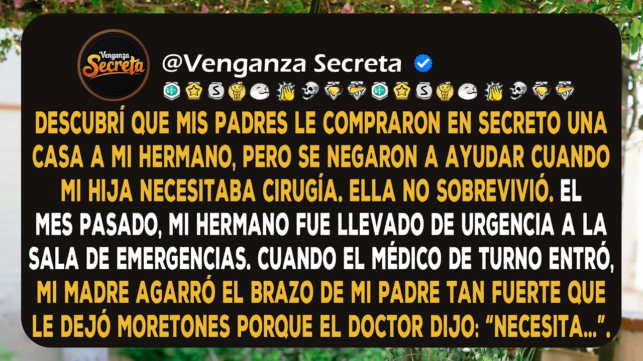 Mis padres se negaron a salvar a mi hija moribunda, pero en secreto pagaron la casa nueva de mi...