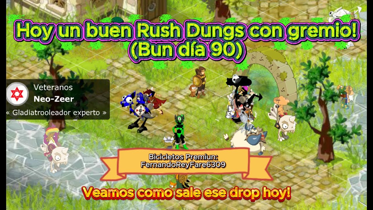 Hoy un buen Rush Dungs con gremio!(Bun día 90)