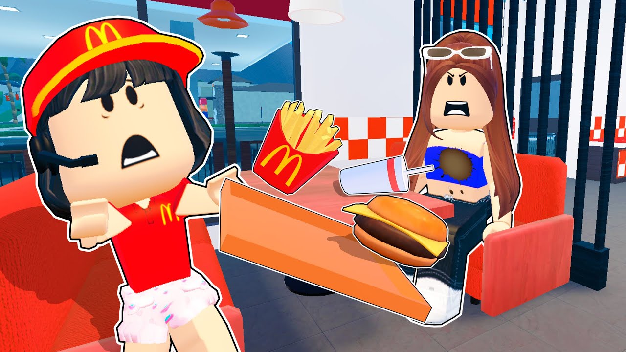 El PRIMER TRABAJO de mi BEBÉ en Roblox!!