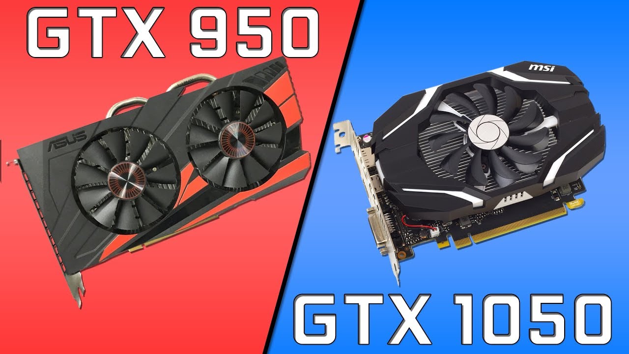 GTX 950 vs 1050 в 5-ти играх[RUS/ENG]