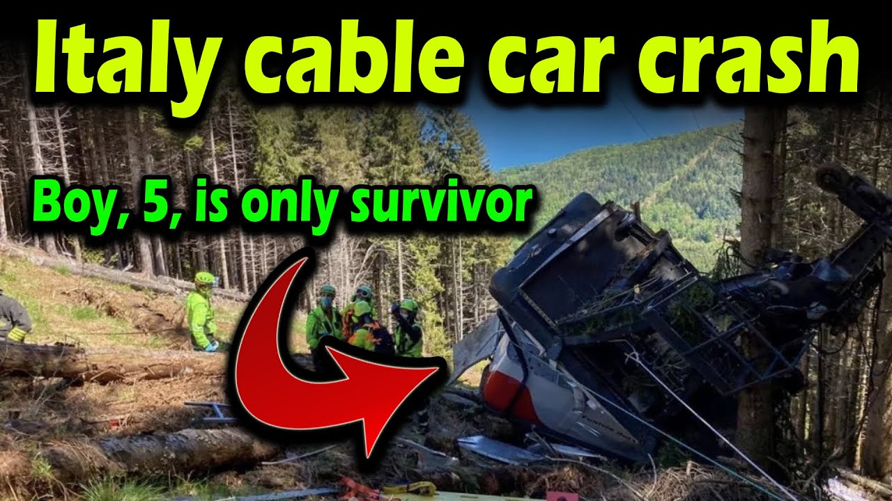 Italy cable car crash, Boy, 5, is only survivor after cabin plunges down mountain