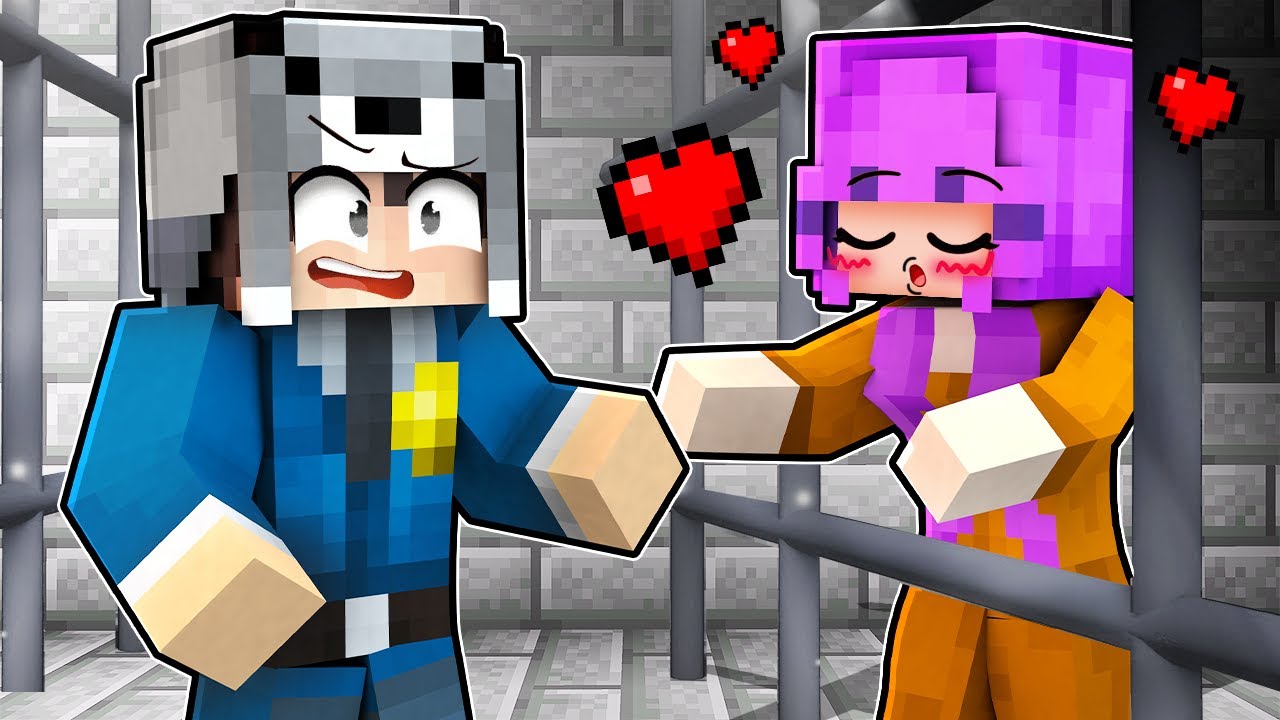 HAPİSTE SUÇLU KIZ BANA AŞIK OLDU FİLMİ 😱 - Minecraft