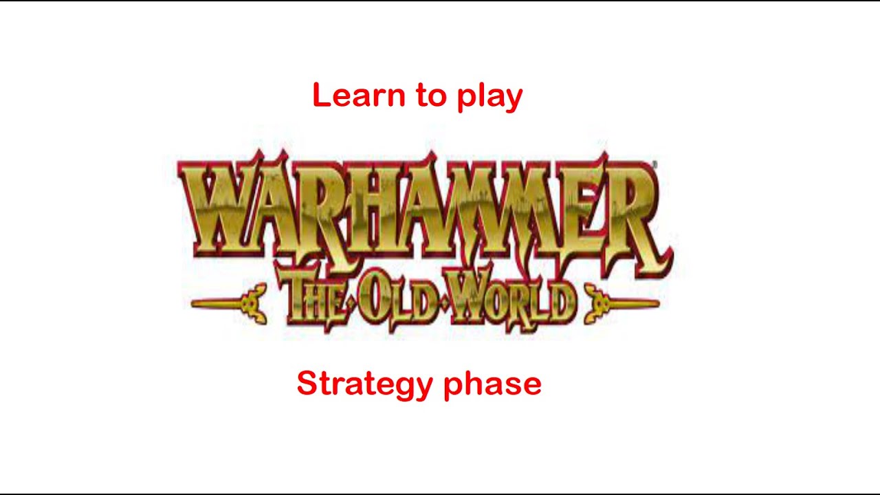 Научитесь играть в Warhammer The Old World &mdash; Стратегическая фаза
