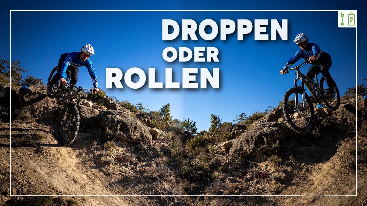 🤔 Droppen oder Abrollen? | MTB & eMTB Tutorial | Kanten und Drops im Trail &uuml;berwinden