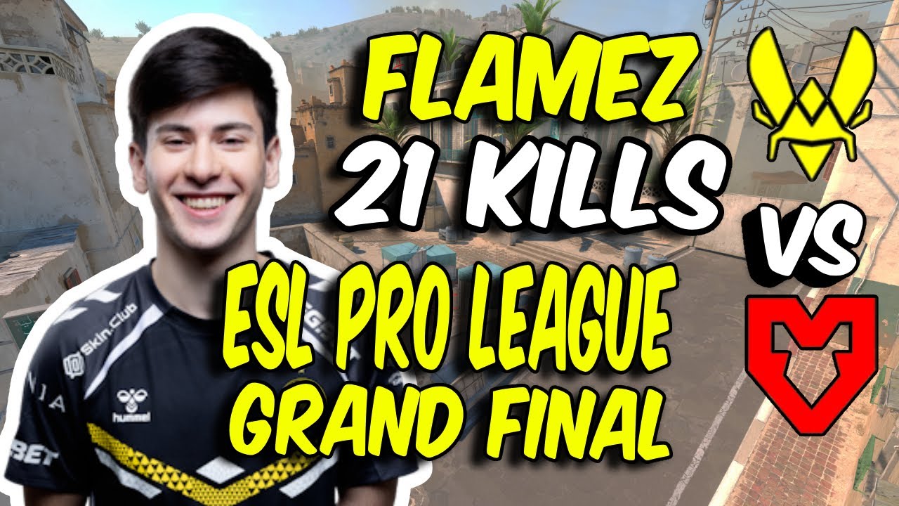 flameZ drops 21 Kills vs MOUZ! flameZ POV (Dust2) at ESL Pro League Season 21 Grand Final