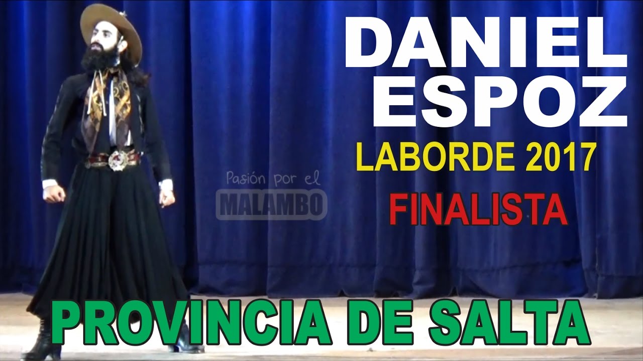 Laborde 2017 Daniel Espoz FINALISTA del Festival Nacional del Malambo en Laborde Cordoba