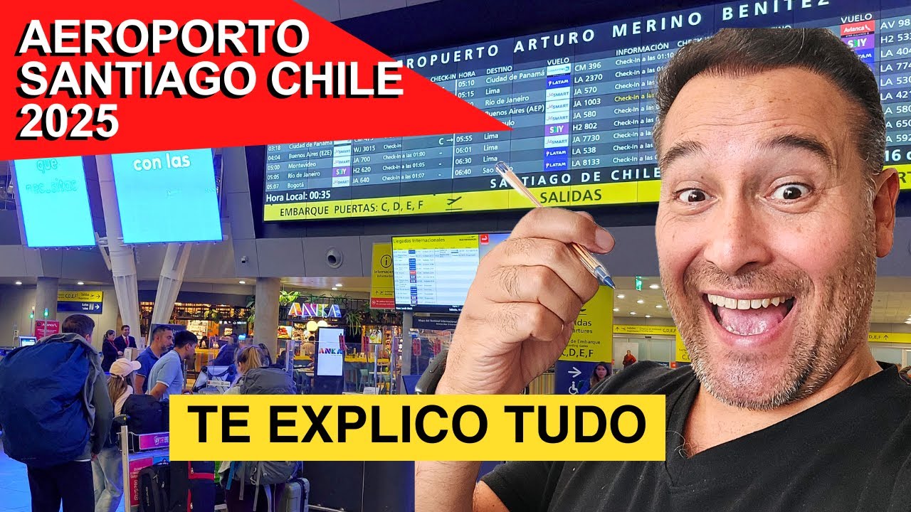 Como é o Novo Aeroporto de Santiago do Chile em 2025!